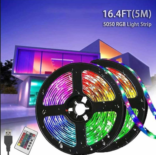 Bluetooth RGB strip lights offer remote control